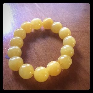 Yellow sunshine stone bracelet
